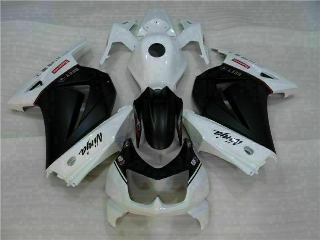 Weiß Schwarz Ninja 08-12 EX250 Motorrad Verkleidung