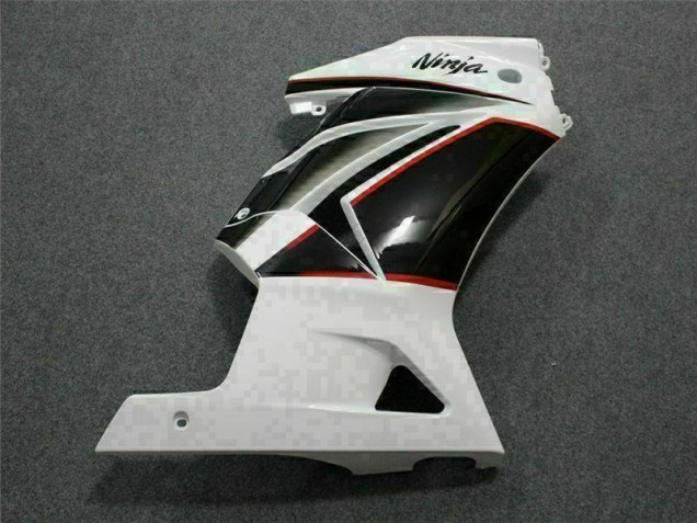 Weiß Schwarz Ninja 08-12 EX250 Motorrad Verkleidungen Weiß Schwarz Ninja 08-12 EX250 Motorrad Verkleidungen