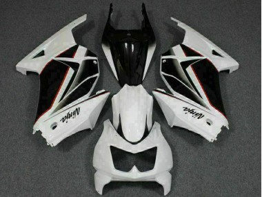 Weiß Schwarz Ninja 08-12 EX250 Motorrad Verkleidungen