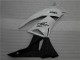 Weiß Schwarz Ninja 09-12 ZX6R Motorrad Verkleidung Weiß Schwarz Ninja 09-12 ZX6R Motorrad Verkleidung