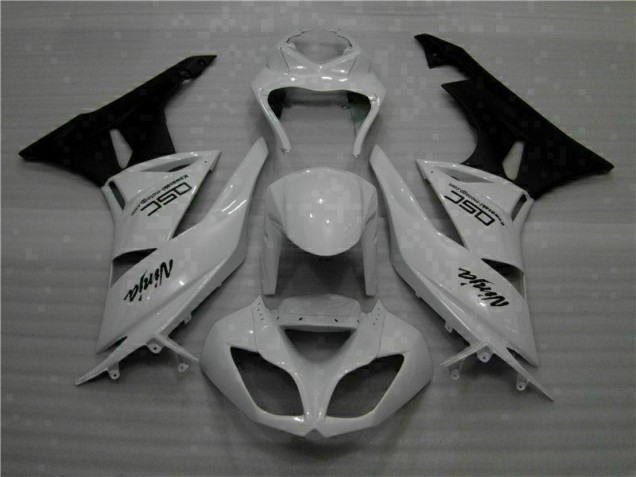 Weiß Schwarz Ninja 09-12 ZX6R Motorrad Verkleidung Weiß Schwarz Ninja 09-12 ZX6R Motorrad Verkleidung