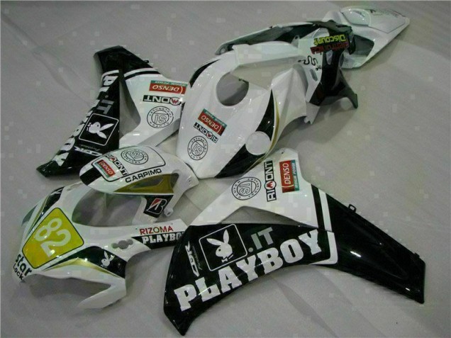 Weiß Schwarz Playboy 08-11 CBR1000RR Motorrad Verkleidung Weiß Schwarz Playboy 08-11 CBR1000RR Motorrad Verkleidung
