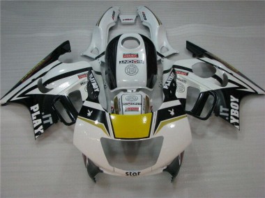 Weiß Schwarz Playboy 95-98 CBR600 F3 Motorrad Verkleidung