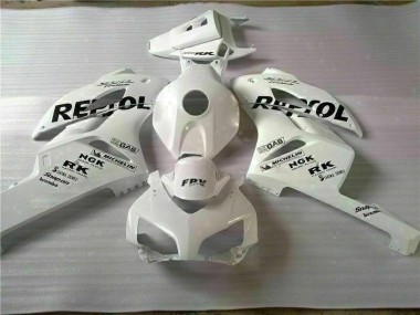 Weiß Schwarz Repsol 04-05 CBR1000RR Motorrad Verkleidung
