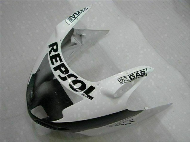 Weiß Schwarz Repsol 96-07 CBR1100XX Motorrad Verkleidung