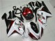 Weiß Schwarz Rot 07-08 ZX6R Motorrad Verkleidung Weiß Schwarz Rot 07-08 ZX6R Motorrad Verkleidung
