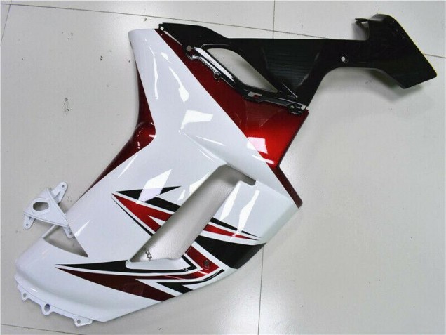 Weiß Schwarz Rot 07-08 ZX6R Motorrad Verkleidung Weiß Schwarz Rot 07-08 ZX6R Motorrad Verkleidung