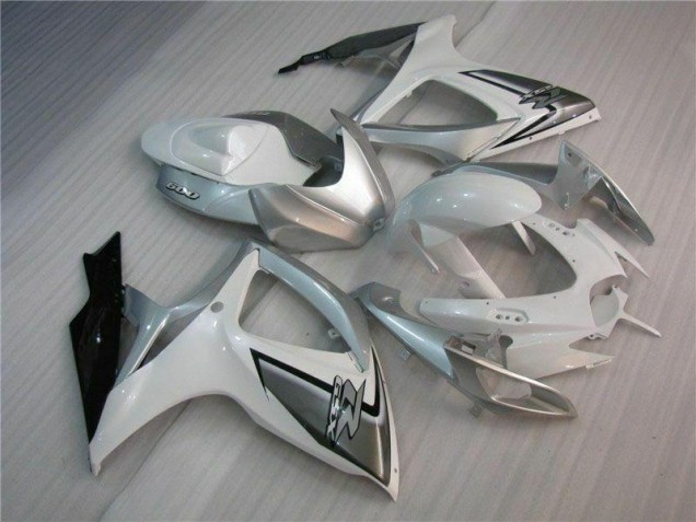Weiß Silber 06-07 GSXR 600/750 Motorrad Verkleidungen Weiß Silber 06-07 GSXR 600/750 Motorrad Verkleidungen