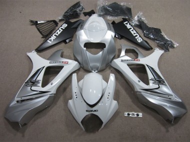 Weiß Silber 07-08 GSXR 1000 Motorrad Verkleidung