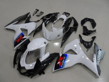 Weiß Silber 09-16 GSXR 1000 Motorrad Verkleidung
