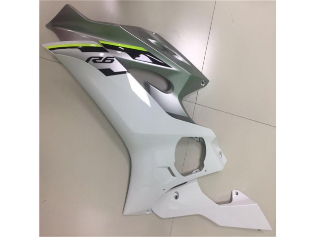 Weiß Silber 17-21 YZF R6 Motorrad Verkleidung Weiß Silber 17-21 YZF R6 Motorrad Verkleidung