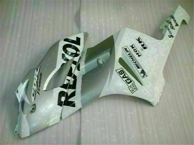 Weiß Silber Repsol 04-05 CBR1000RR Motorrad Verkleidung