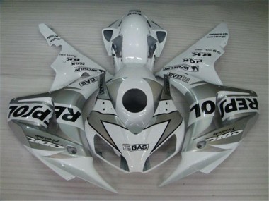 Weiß Silber Schwarz Repsol 04-05 CBR1000RR Motorrad Verkleidung