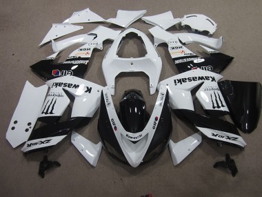 Weiß Touch4 Monster 06-07 ZX10R Motorrad Verkleidung