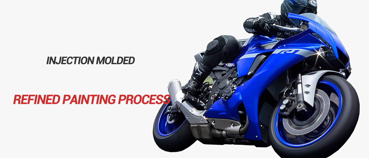 Injektion Motorrad Verkleidung, verfeinerter Lackierprozess | DreamFairings